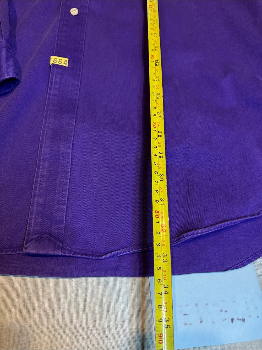 Ralph Lauren Deep Purple Button-Down Men's Shirt - Picture 5 of 13